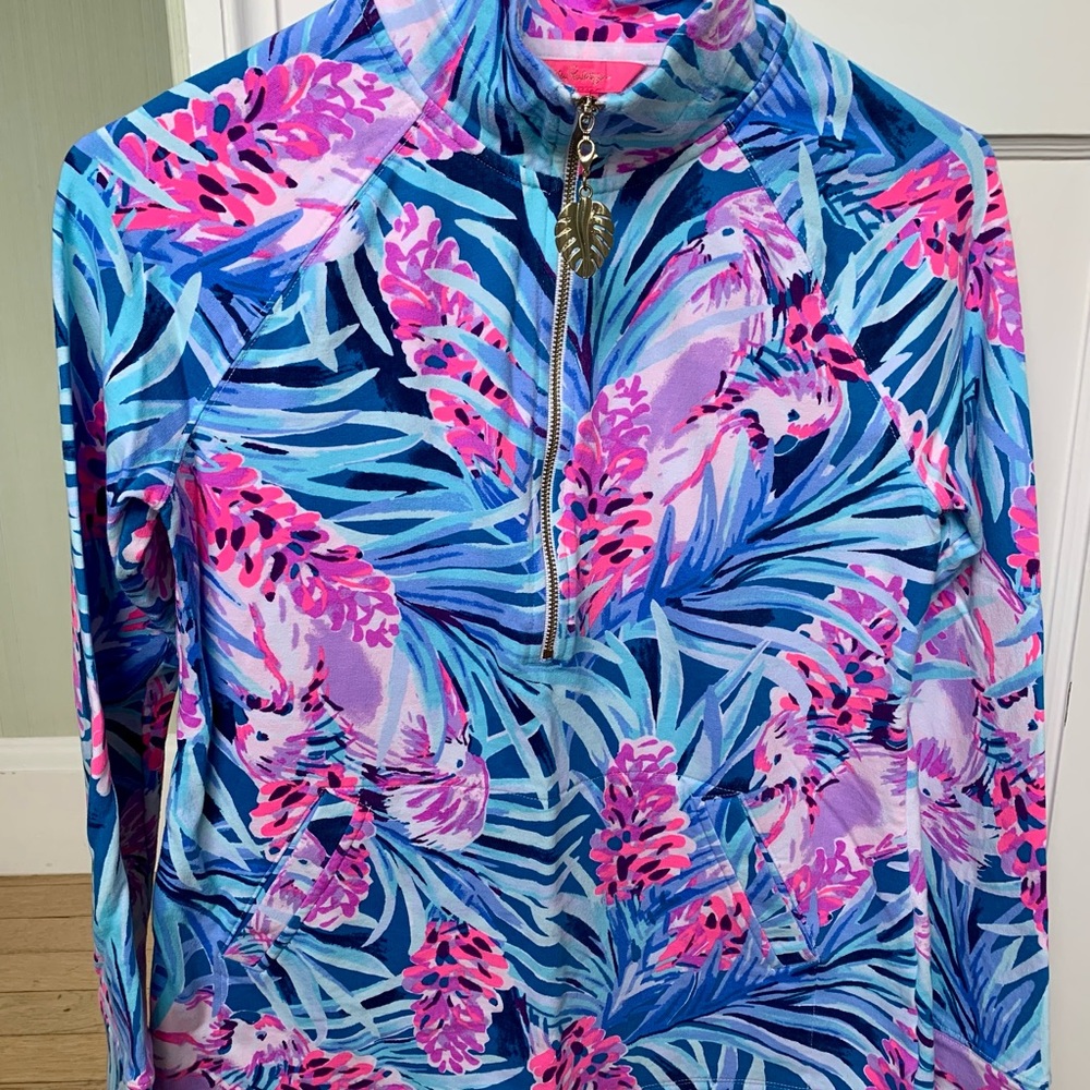 Lilly Pulitzer UPF 50+ Skipper Popover XS - Rare Print, Like New